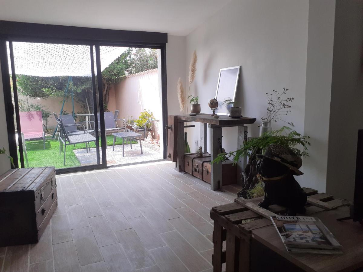 Loft Avec Clim, Parking Et Jardin Proche De La Mer Villa Sauvian Exterior photo